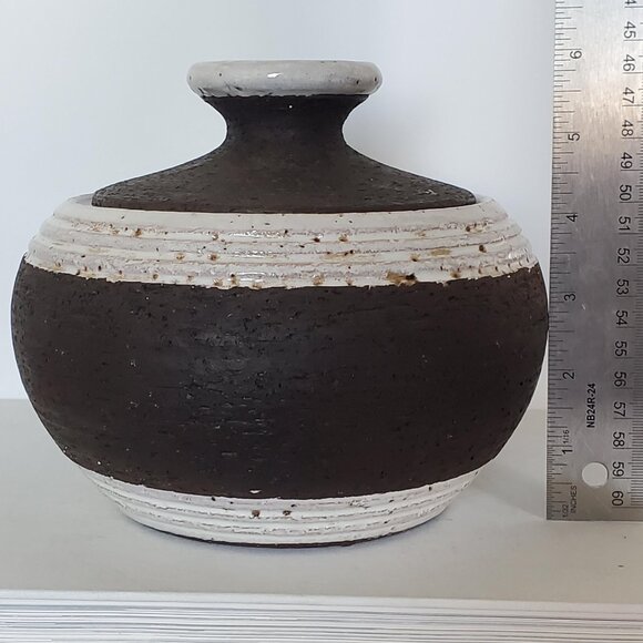 Black And White Bitossi Aldo Londi For Rosenthal Netter Jar With Lid - Picture 7 of 8